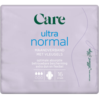 pdp-image-Care Ultra normal maandverband met vleugels