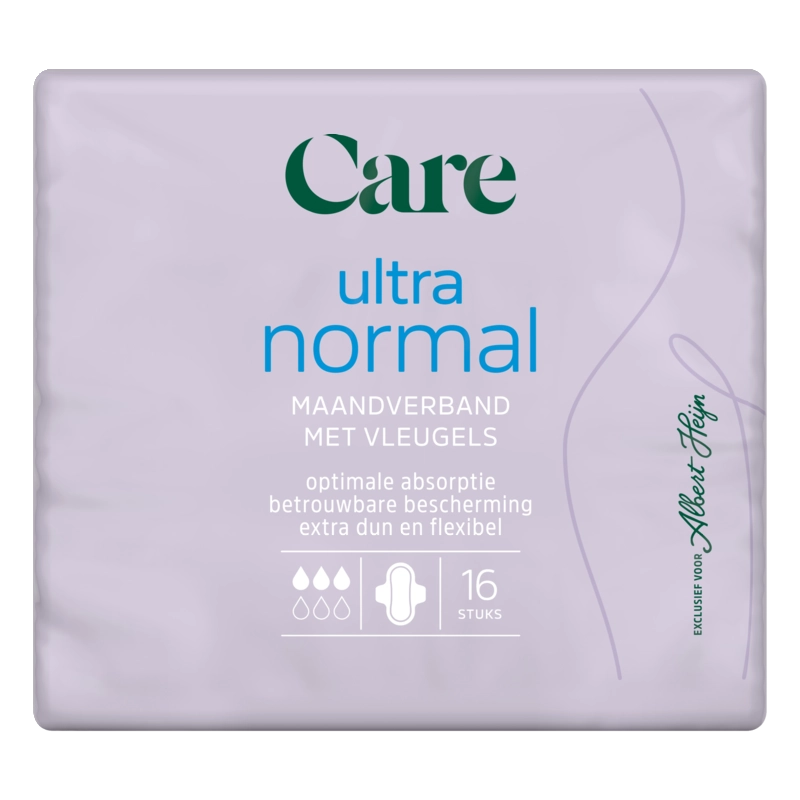 Care Ultra normal maandverband met vleugels