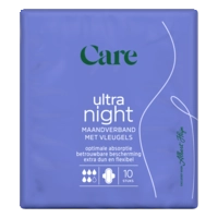 Care Maandverband ultra night met vleugels