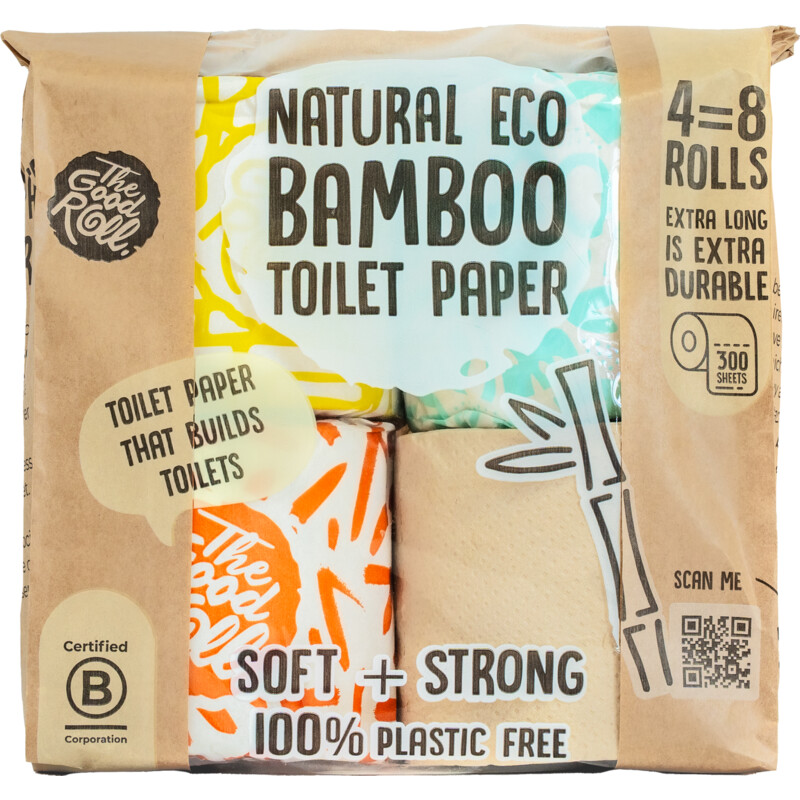 Een afbeelding van The Good Roll Bamboe toiletpapier zacht en sterk