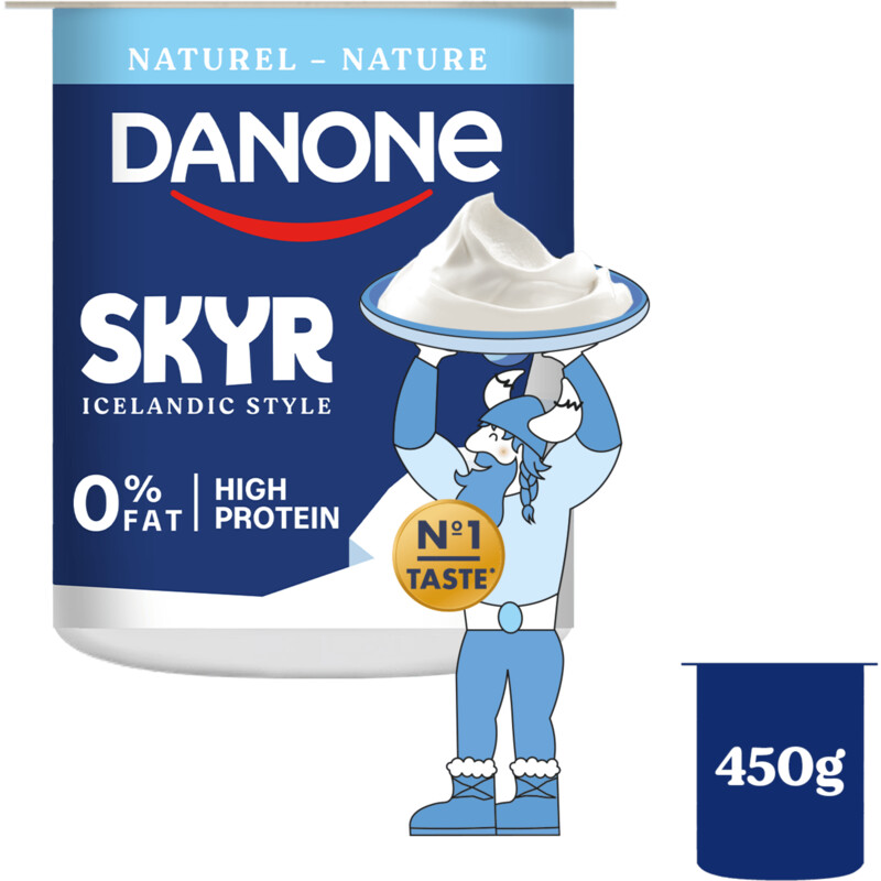 Een afbeelding van Danone Skyr naturel high protein 0% fat