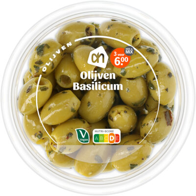 pdp-image-AH Groene olijven met basilicum