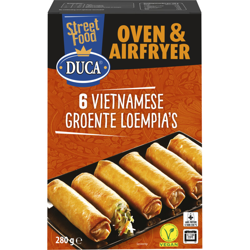 Een afbeelding van Duca 6 Vietnamese groente loempia's