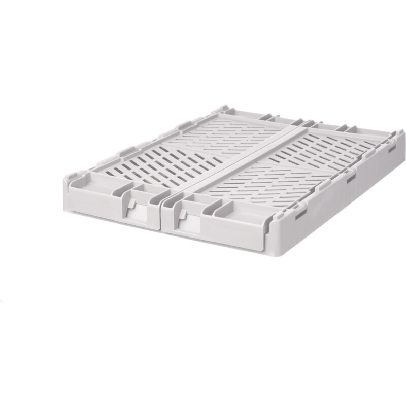 Een afbeelding van Day Opbergkratje licht grijs 33x24,5x15cm