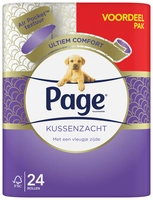 Page Kussenzacht toiletpapier voordeelpak