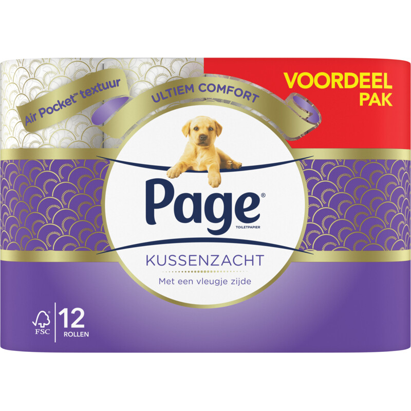 Een afbeelding van Page Kussenzacht toiletpapier voordeelpak