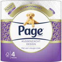 Een afbeelding van Page Toiletpapier kussenzacht design