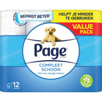 Een afbeelding van Page Compleet schoon toiletpapier voordeelpak