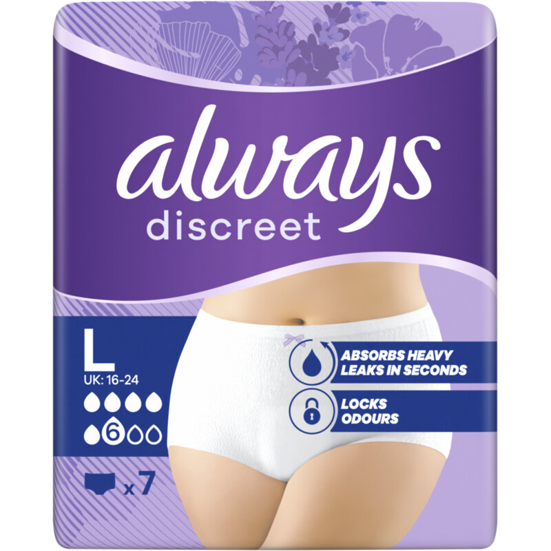 Een afbeelding van Always Discreet broekjes normal maat L