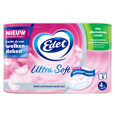 pdp-image-Edet Ultra soft 4-laags toiletpapier