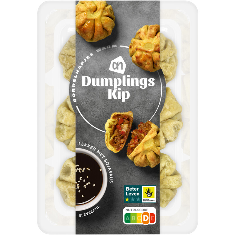 Een afbeelding van AH Dumplings kip