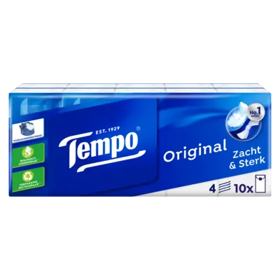 pdp-image-Tempo Original 4-laags zakdoeken