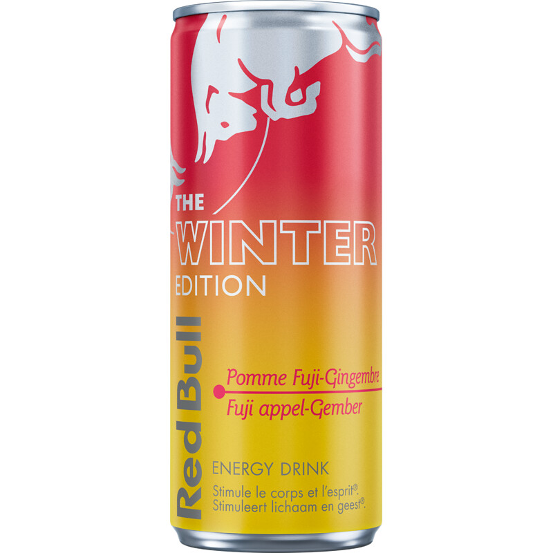 Een afbeelding van Red Bull Winter fuji apple-gember bel