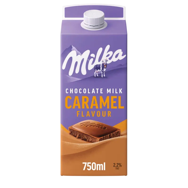 Chocolademelk karamel smaak