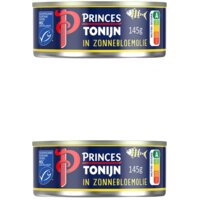 Een afbeelding van Princes tonijnstukkem zonnebloemolie 2-pack
