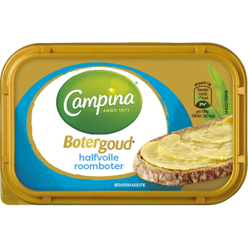 Een afbeelding van Campina Botergoud halfvolle roomboter