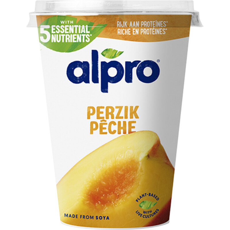 Een afbeelding van Alpro Plantaardig variatie perzik