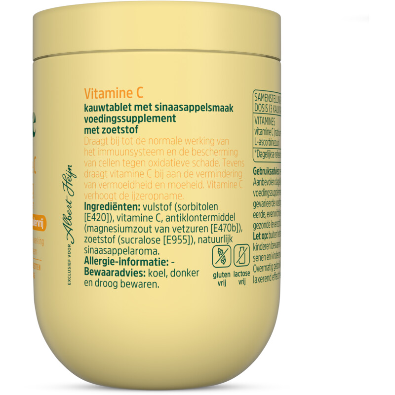 Een afbeelding van Care Vitamine C kauwtabletten sinaasappel