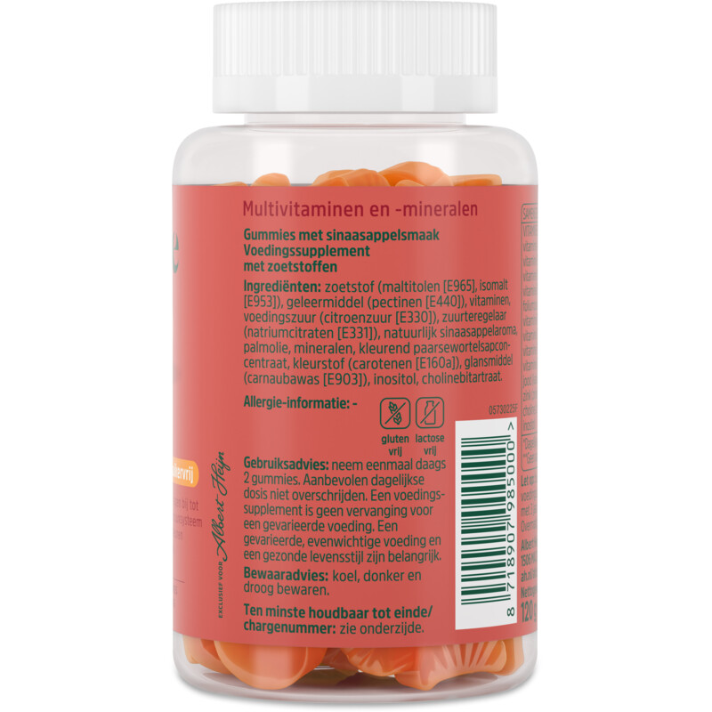 Een afbeelding van Care Multi gummies sinaasappelsmaak