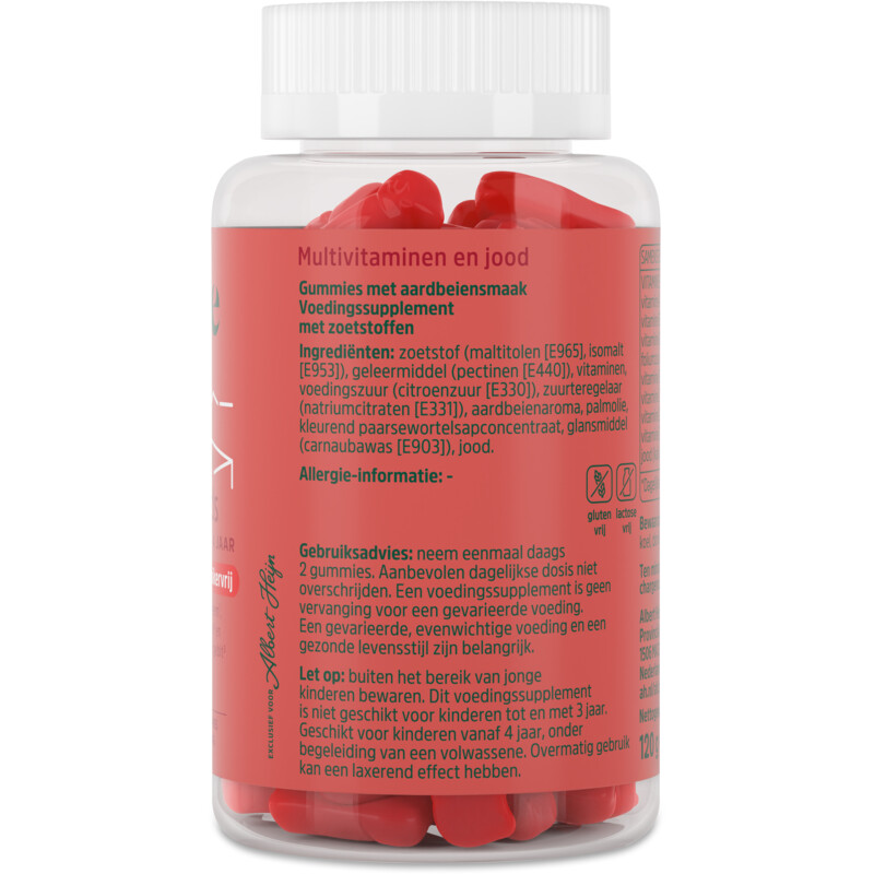 Een afbeelding van Care Multi kids gummies aardbeiensmaak