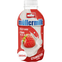 Een afbeelding van Müller Mullermilk aardbeismaak
