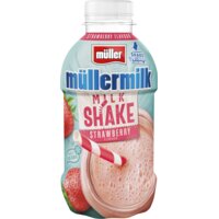 Een afbeelding van Müller Müllermilk milkshake aardbeismaak