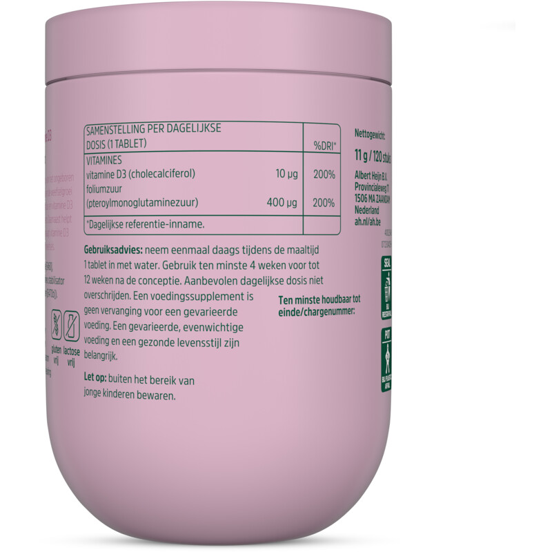 Een afbeelding van Care Foliumzuur & vitamine D3