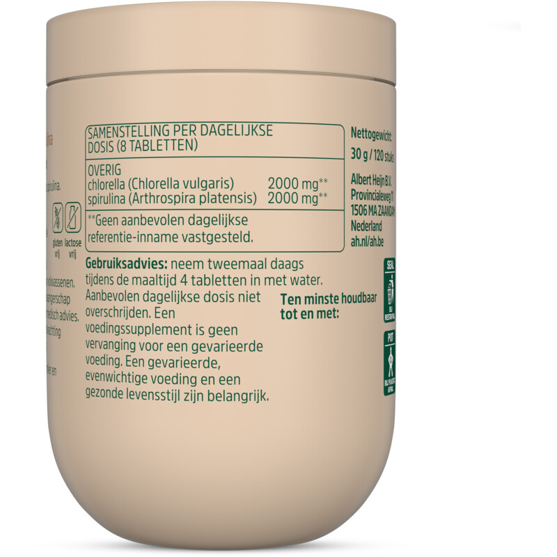 Een afbeelding van Care Chlorella & spirulina 250mg