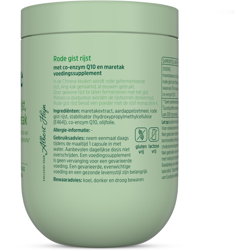 Een afbeelding van Care Rode gist rijst, Q10 & maretak