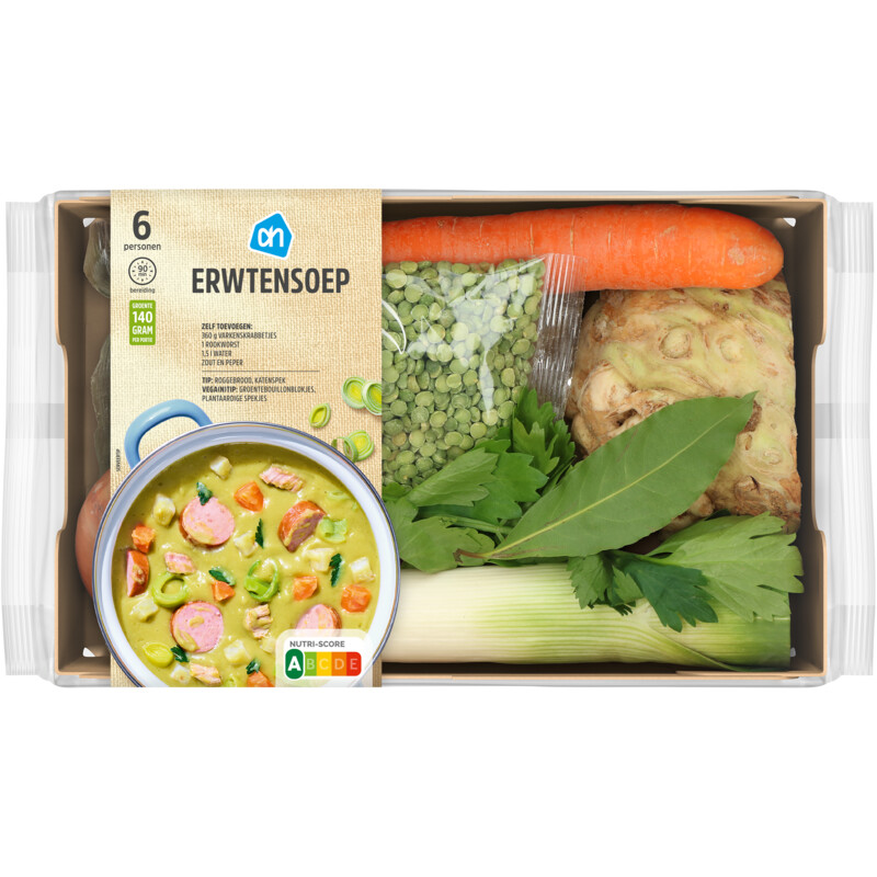 Een afbeelding van AH Erwtensoep verspakket