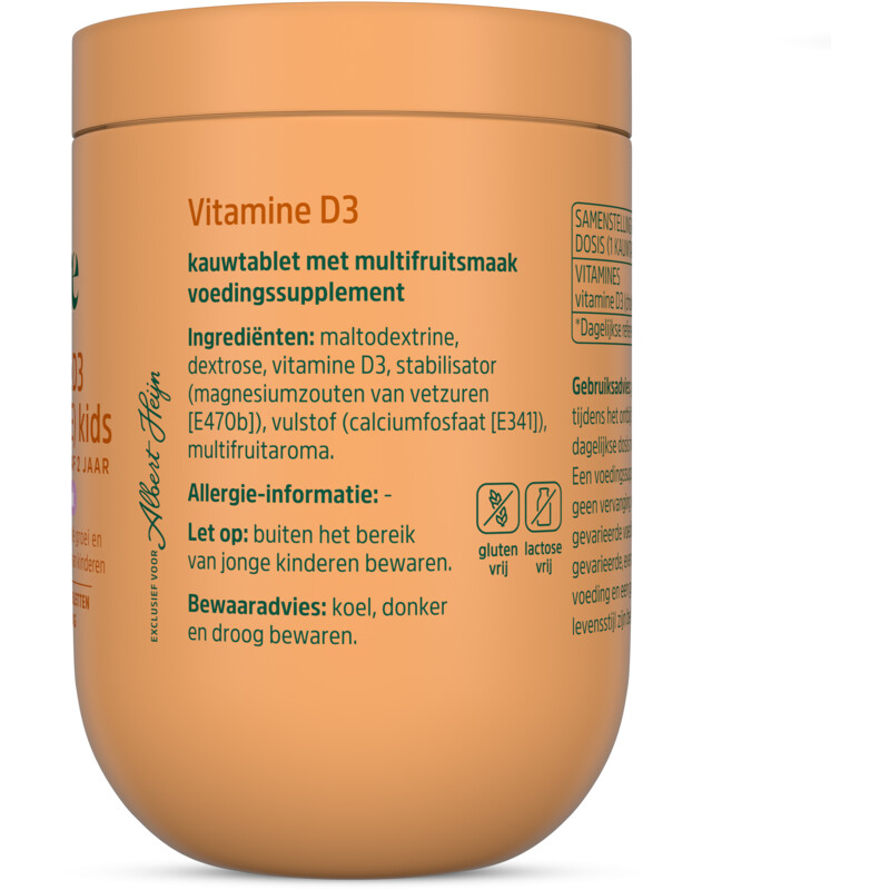 Een afbeelding van Care Vitamine D3 10µg kids