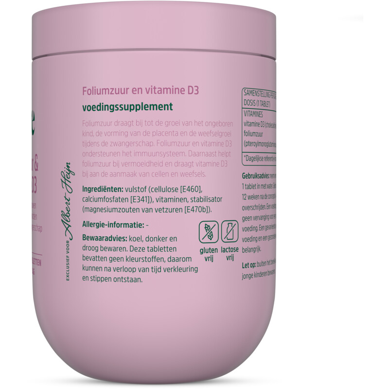 Een afbeelding van Care Foliumzuur & vitamine D3
