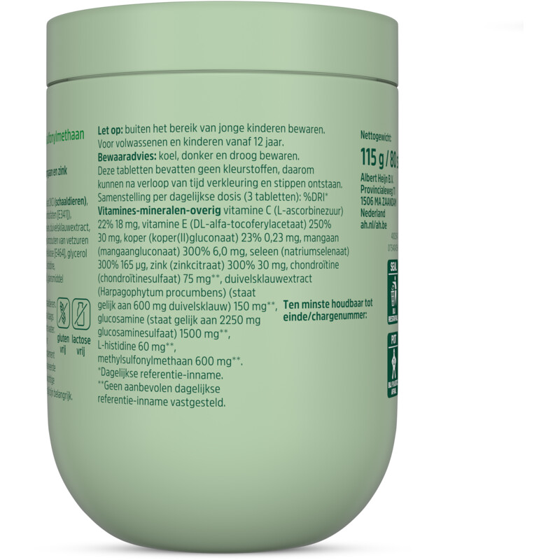 Een afbeelding van Care Glucosamine chondroïtine MSM