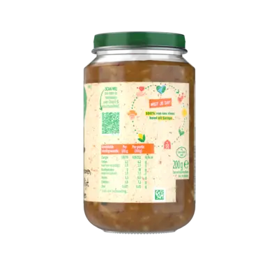 pdp-image-Olvarit Bruine boon appel rundvlees rijst 6m+