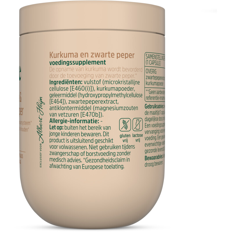 Een afbeelding van Care Kurkuma & zwarte peper