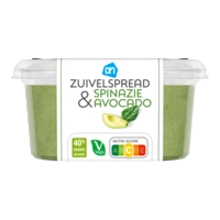 AH Zuivelspread spinazie avocado
