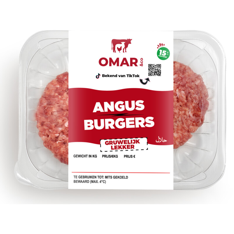 Een afbeelding van Omar Angus beef burger