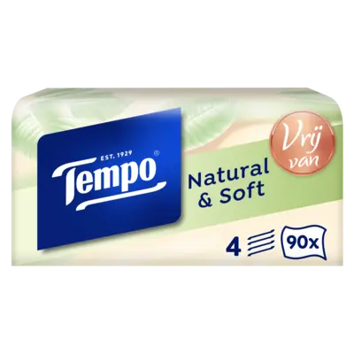 pdp-image-Tempo Natural & soft box 4-laags zakdoeken