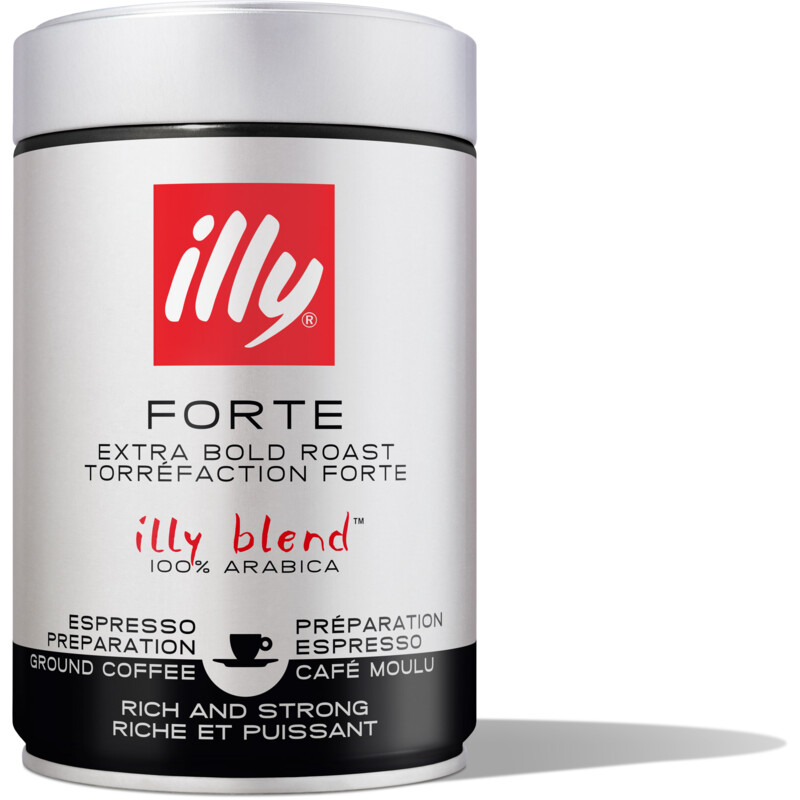 Een afbeelding van illy Forte 100% Arabica snelfiltermaling