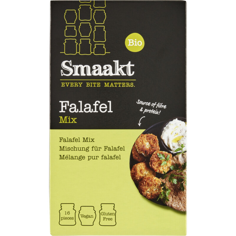 Een afbeelding van Smaakt Vegan falafelmix