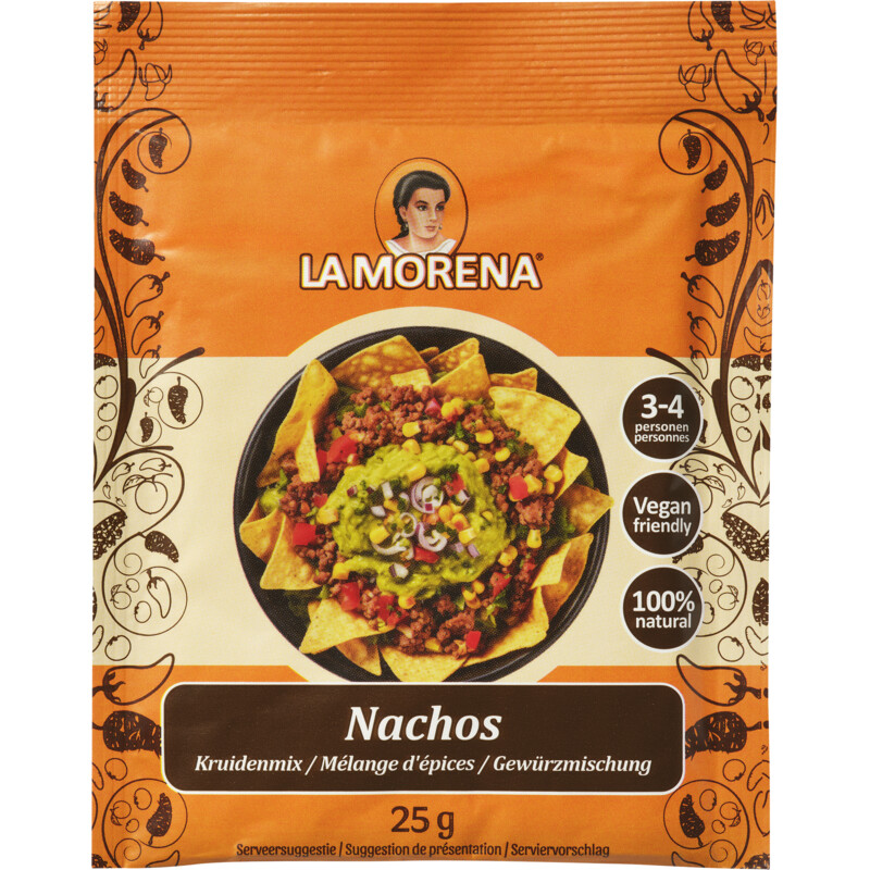 Een afbeelding van La Morena Nachos kruidenmix
