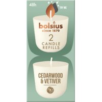 Een afbeelding van Bolsius Navulling clean light cedarwood