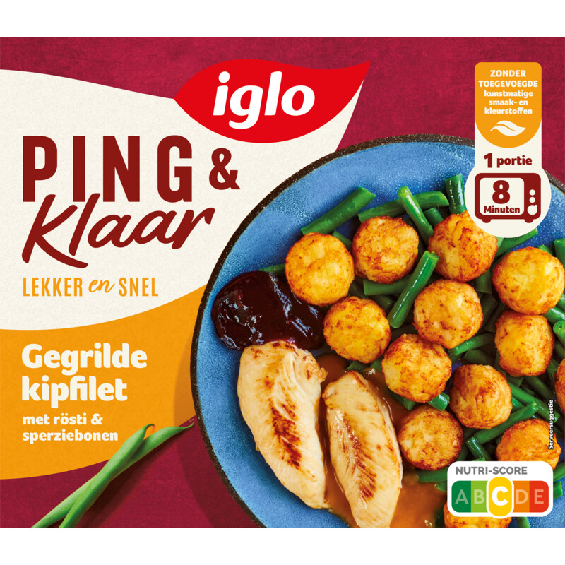 Een afbeelding van Iglo Ping & klaar gegrilde kipfilet