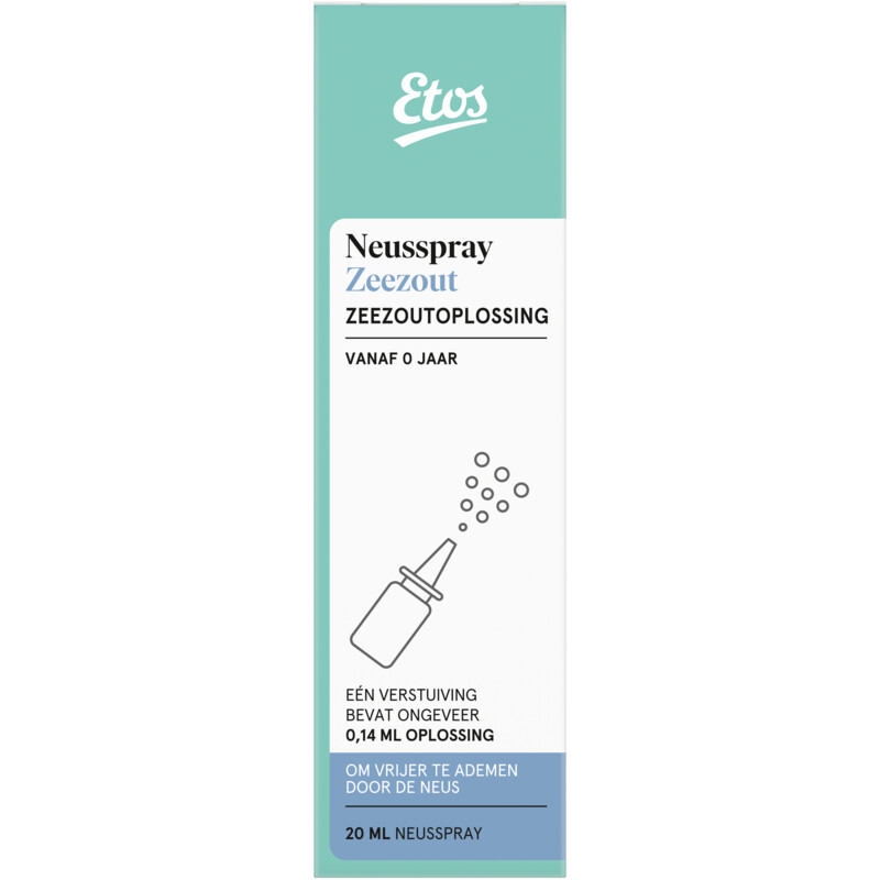 Een afbeelding van Etos Zeezout neusspray voor alle leeftijden