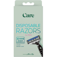 Een afbeelding van Care Disposable razors for men