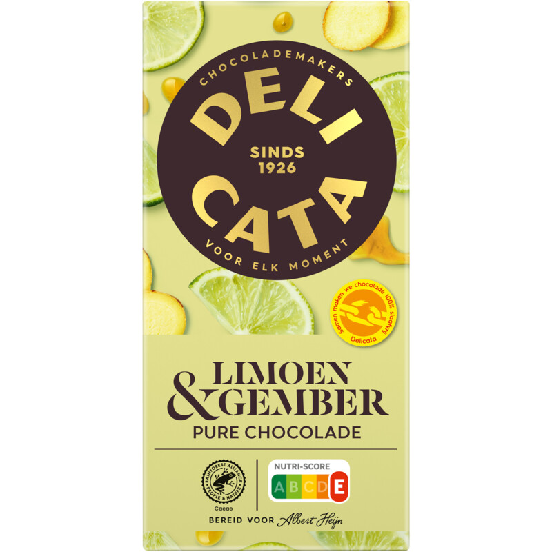 Een afbeelding van Delicata Reep puur gember limoen