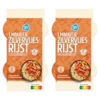 AH 1 minuutje zilvervliesrijst 2-pack