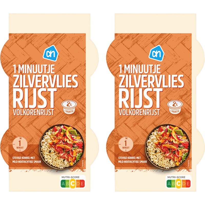 Een afbeelding van AH 1 minuutje zilvervliesrijst 2-pack