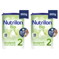 Nutrilon Bio 2 opvolgmelk 6+ maanden 2-pack