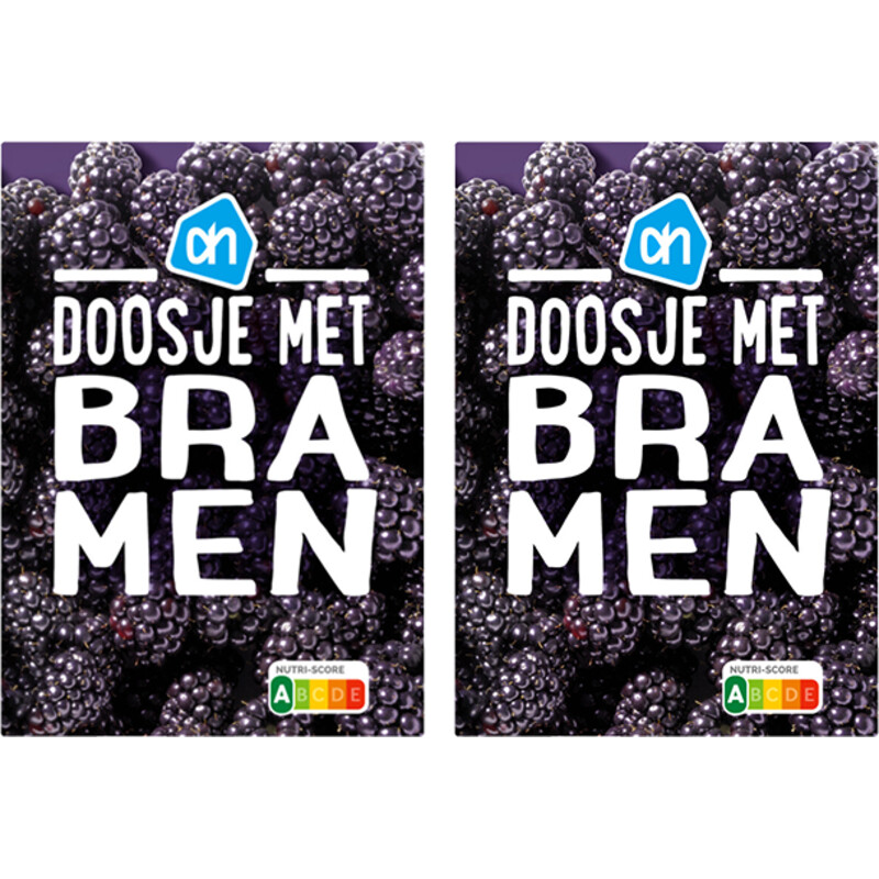 Een afbeelding van AH Doosje met bramen 2-pack